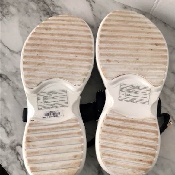 TORRID black sandals with sneaker bottoms - Picture 4 of 6